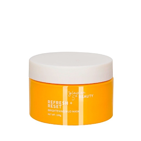 REFRESH + RESET Brightening Mud Mask 3.4oz By GLOW ON 5TH - Picture 2 of 4